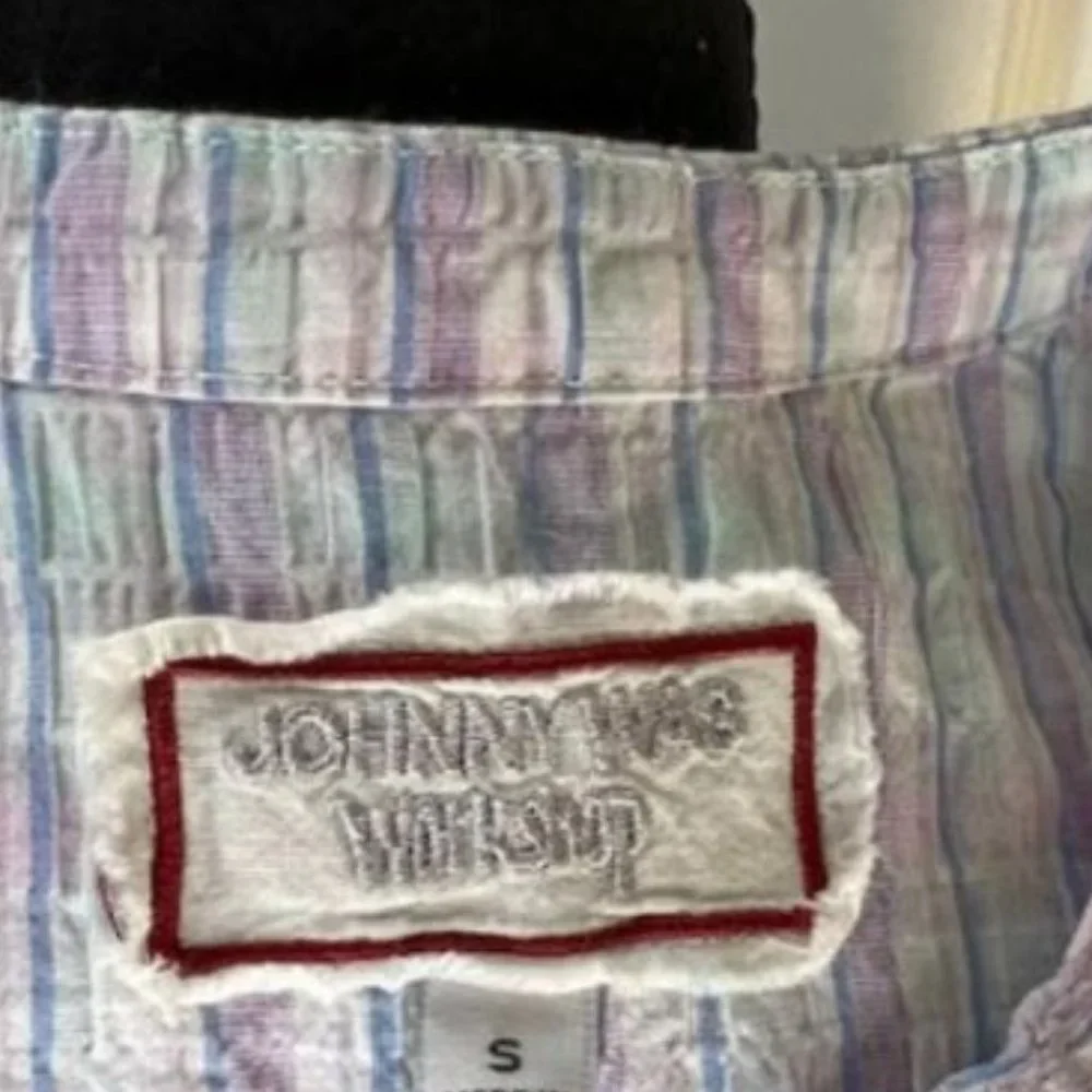 Johnny Was Malo Puff Sleeve Embroidered Butterfly Blouse - Size Small - NWT
